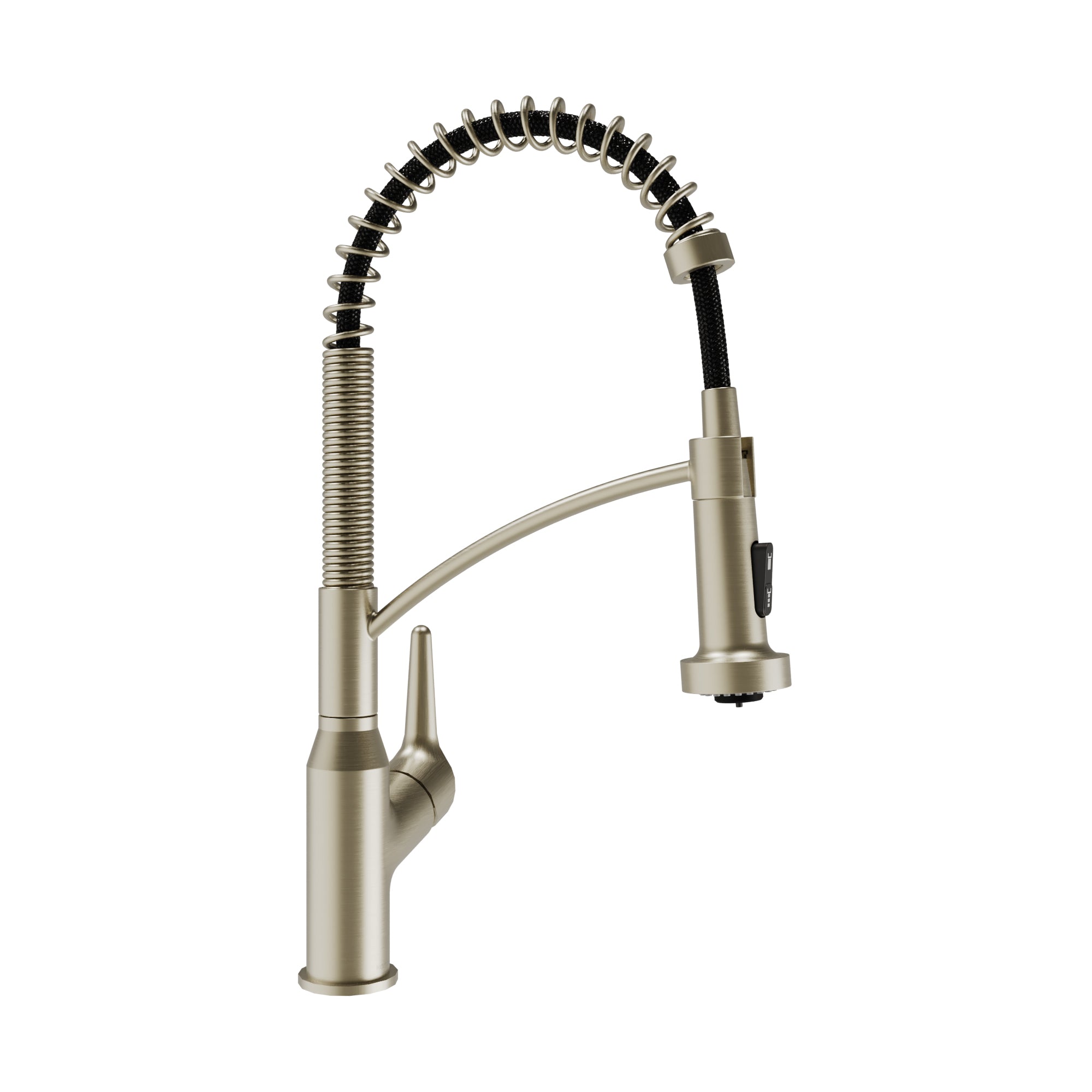 Scottsdale Single Handle Pull-Down Sprayer Commercial Style Kitchen Faucet In Spot-Free Champagne Bronze