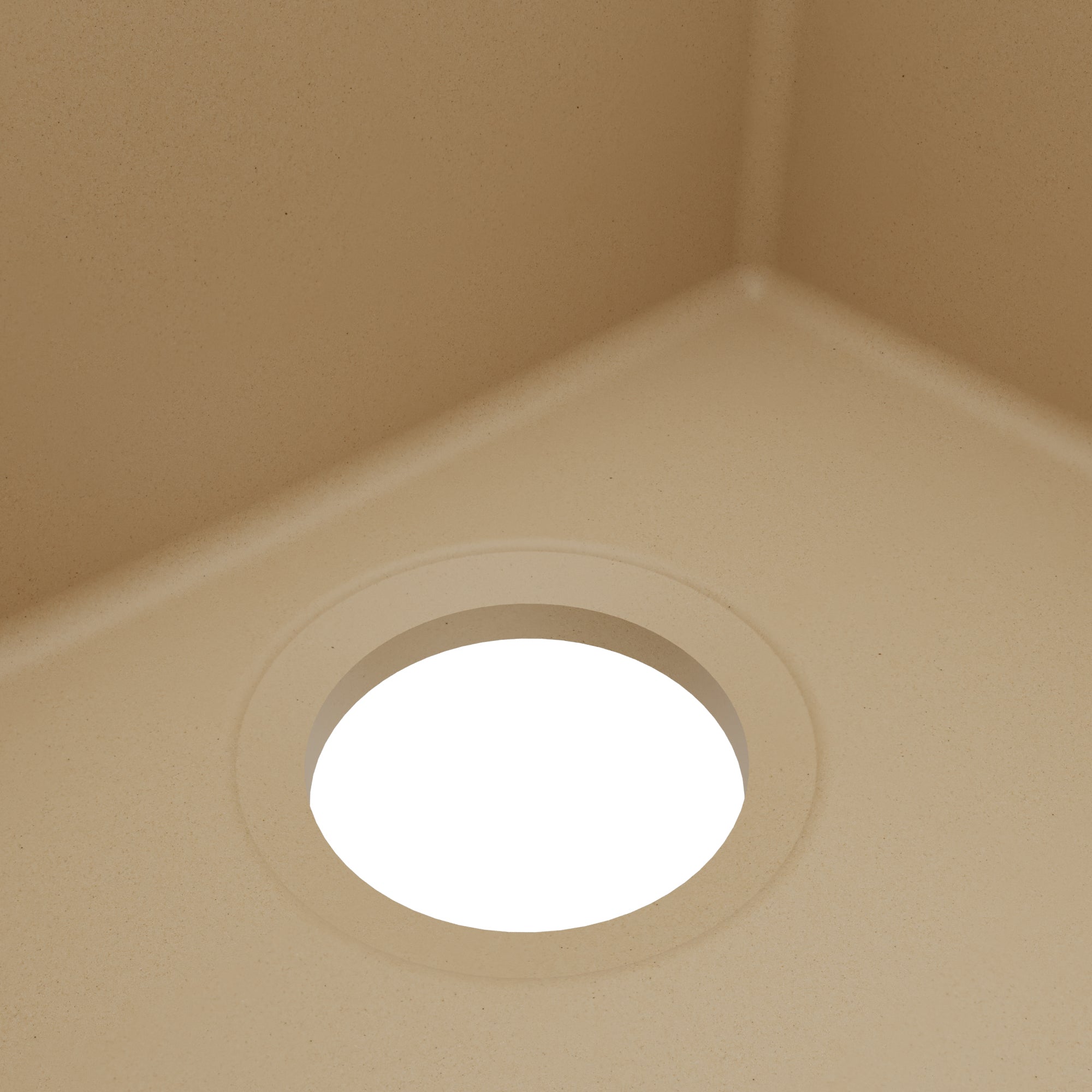 15-3/4" Top Mount Quartz Composite Bar/Prep Sink In Bisque